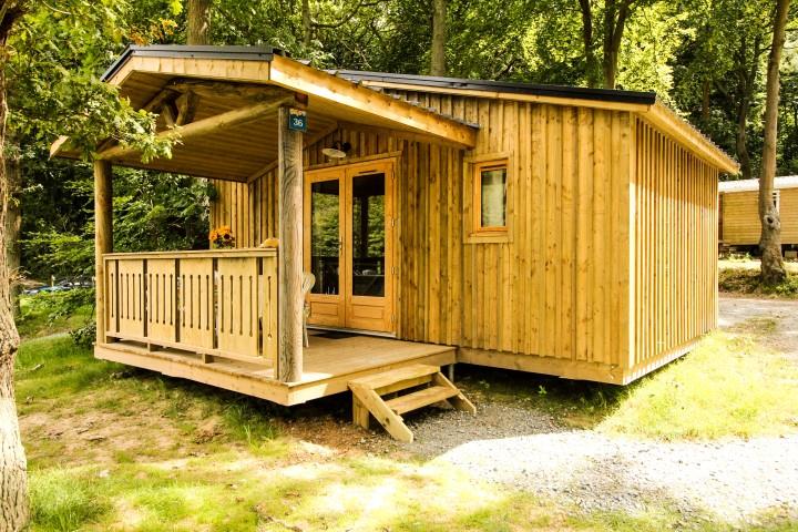 Chalet Bois Confort 24m² 2 chambres + terrasse couverte + TV