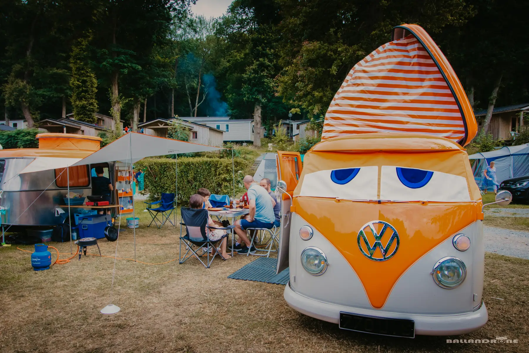 les emplacements du camping la chenaie flower à yport